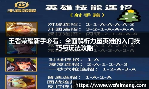 王者荣耀新手必看：全面解析力量英雄的入门技巧与玩法攻略