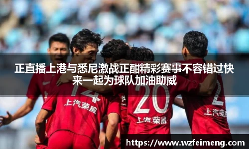 正直播上港与悉尼激战正酣精彩赛事不容错过快来一起为球队加油助威